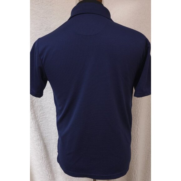Ben Hogan Performance Mens Small Blue Textured Short Sleeve Golf Polo Shirt - Picture 8 of 12
